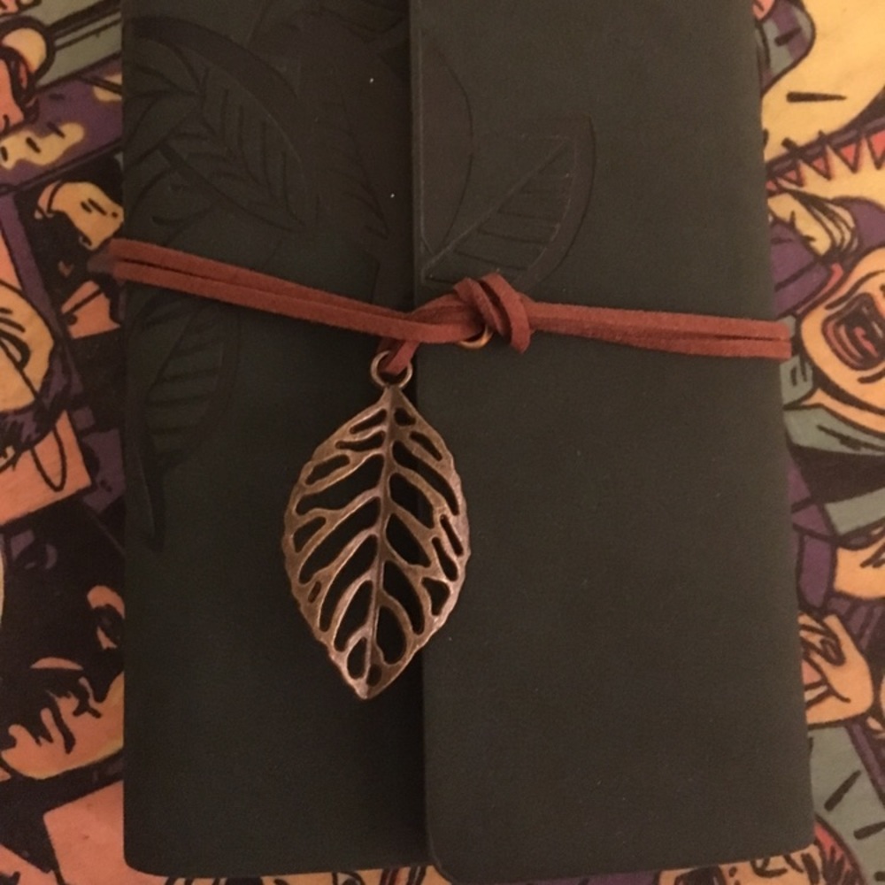 Leather note book dairy brand new